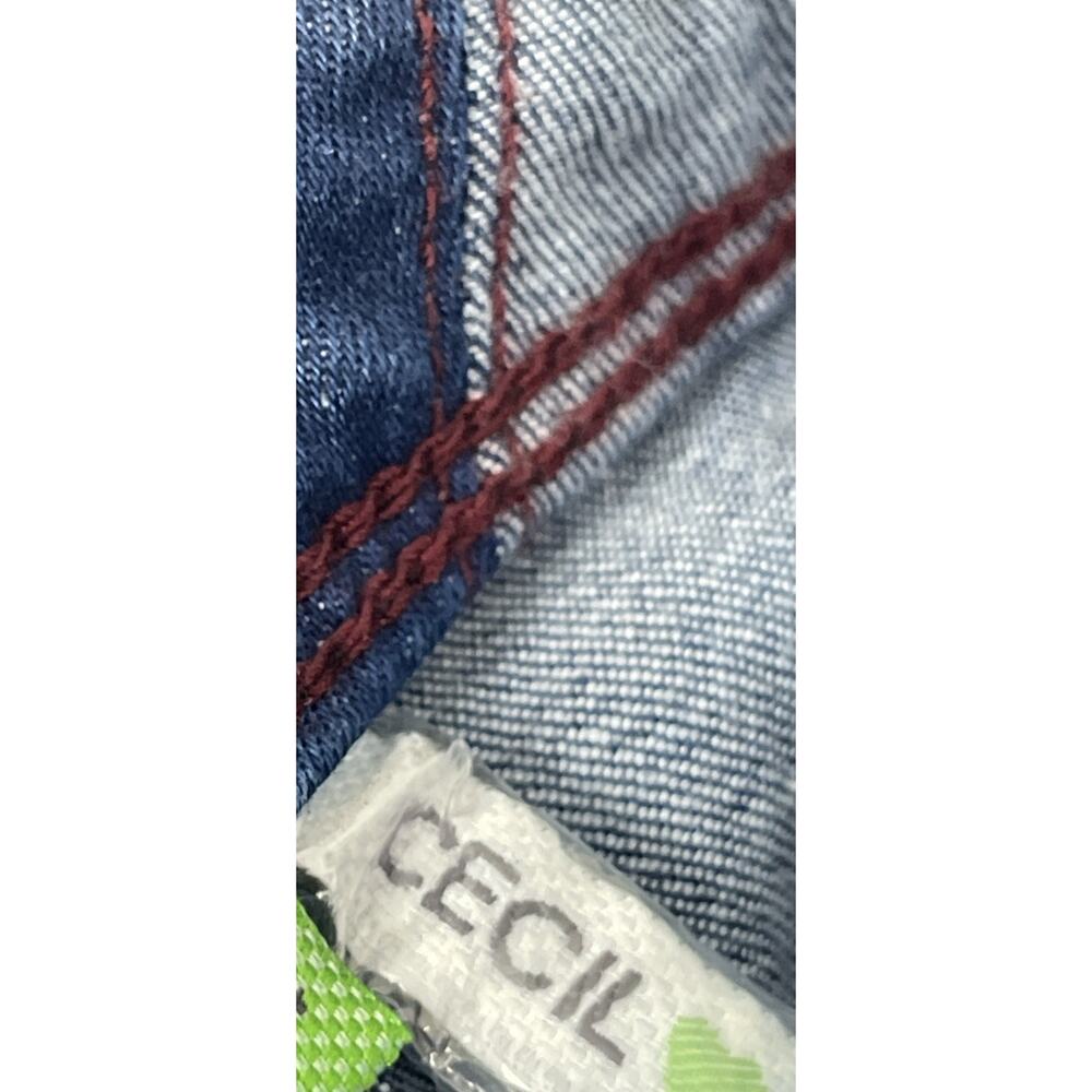 CECIL Jeans Womens 18 Tall Scarlett Straight Denim Pants Dark Indigo Wash N313 - Picture 5 of 13